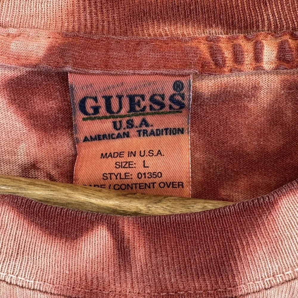 Vintage Aerosmith Shirt Mens Large Tie Dye Cropped Just Push Play‎ USA Tour 00s - Picture 3 of 9